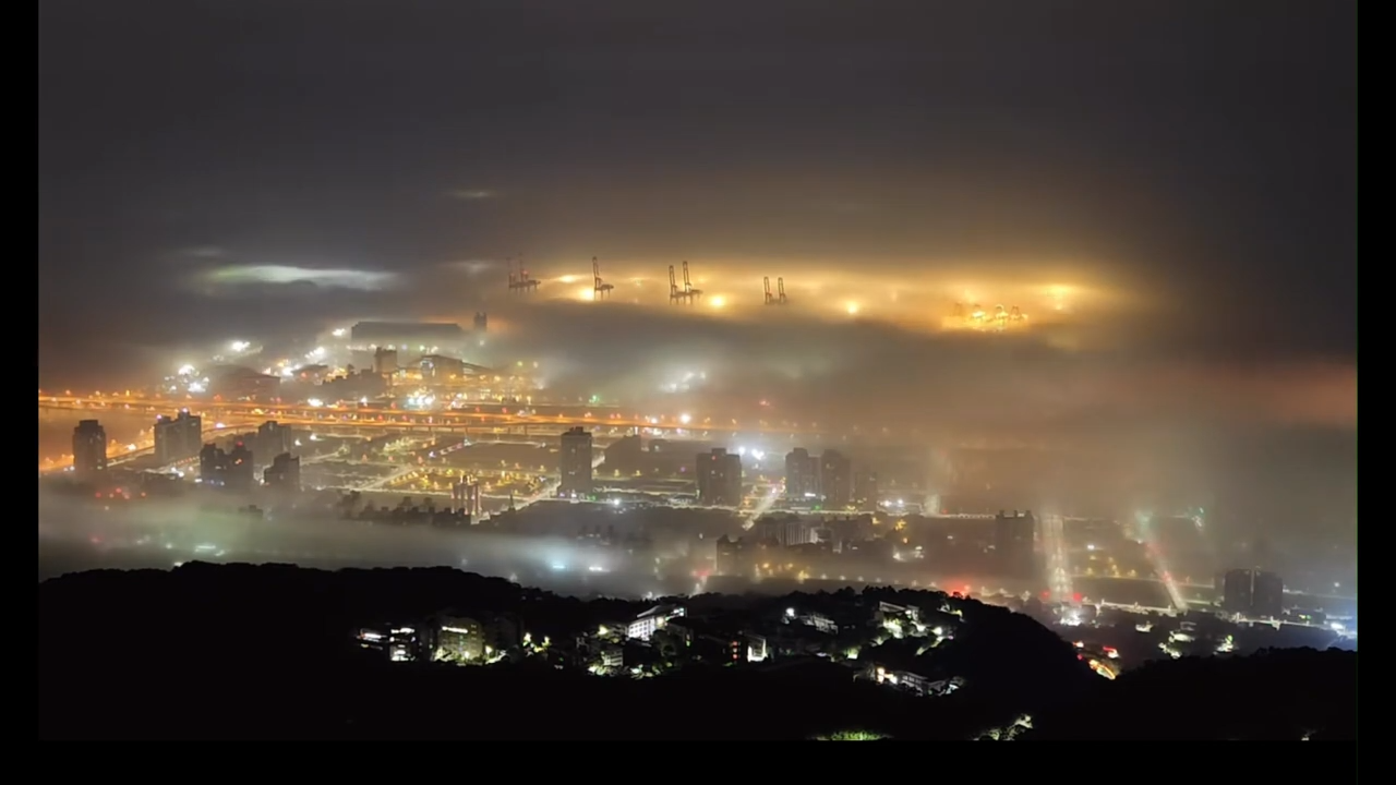 觀音山 硬漢嶺 台北港 雲海縮時攝影